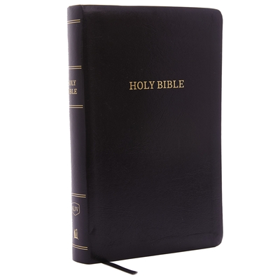KJV, Reference Bible, Personal Size Giant Print, Leather-Look, Black, Red Letter Edition - Thomas Nelson