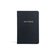 KJV Thinline Bible, Black Leathertouch