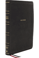 Kjv, Thinline Bible, Giant Print, Leathersoft, Black, Thumb Indexed, Red Letter Edition, Comfort Print: Holy Bible, King James Version