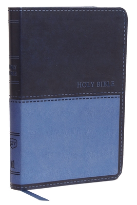 Kjv, Value Thinline Bible, Compact, Leathersoft, Blue, Red Letter Edition, Comfort Print - Thomas Nelson