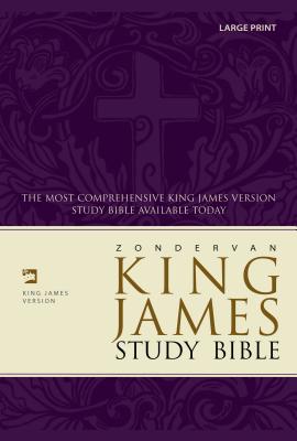 KJV Zondervan Study Bible, Large Print, Hardcover by Ed E. Hindson ...