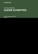 Kleinere Schriften zur Literatur- und Geistesgeschichte Kleine Schriften