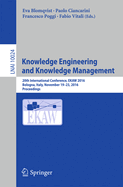 Knowledge Engineering and Knowledge Management: 20th International Conference, Ekaw 2016, Bologna, Italy, November 19-23, 2016, Proceedings