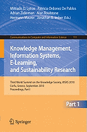 Knowledge Management, Information Systems, E-Learning, and Sustainability Research: Third World Summit on the Knowledge Society, WSKS 2010, Corfu, Greece, September 22-24, 2010, Proceedings, Part I