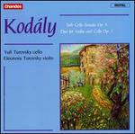 Kodly: Solo Cello Sonata, Op. 8; Duo for Violin and Cello, Op. 7 - Yuli Turovsky (cello)