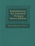 Kolloidchemie Ein Lehrbuch