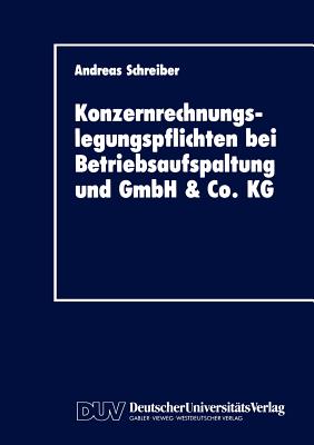 Konzernrechnungslegungspflichten bei Betriebsaufspaltung und GmbH & Co. KG - Schreiber, Andreas