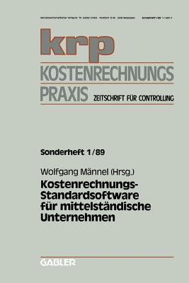 Kostenrechnungs-Standardsoftware Fur Mittelstandische Unternehmen - M?nnel, Wolfgang