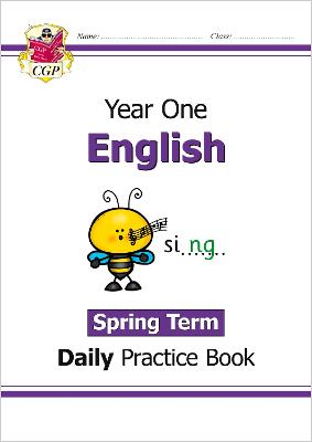 KS1 English Year 1 Daily Practice Book: Spring Term - CGP Books (Editor)