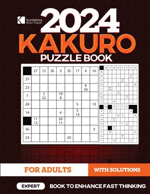 Kunlektra Brain Teaser 15 x 15 Kakuro Puzzle Book for Adults - Brain Teaser, Kunlektra