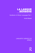 La Langue Berbere: Handbook of African Languages Part 1