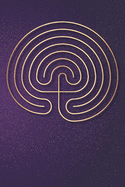 Labyrinth Journal: Classical labyrinth unlined notebook