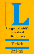 Langenscheidt Standard Dictionary Turkish/English-English/Turkish Plain