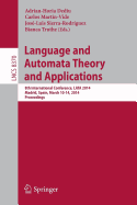 Language and Automata Theory and Applications: 8th International Conference, Lata 2014, Madrid, Spain, March 10-14, 2014, Proceedings