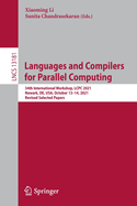 Languages and Compilers for Parallel Computing: 34th International Workshop, LCPC 2021, Newark, DE, USA, October 13-14, 2021, Revised Selected Papers