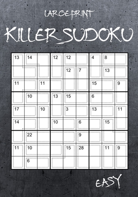 Large Print Easy Killer Sudoku: 100 Sumdoku Puzzles - Sudoku Variant Paperback Game - Hammond, Oliver