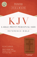 Large Print Personal Size Reference Bible-KJV-Cross Design