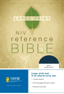 Large Print Reference Bible-NIV-Personal Size