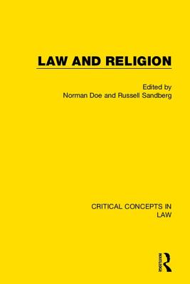 Law and Religion - Doe, Norman (Editor), and Sandberg, Russell (Editor)