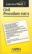 Law in a Flash Cards: Civil Procedure II