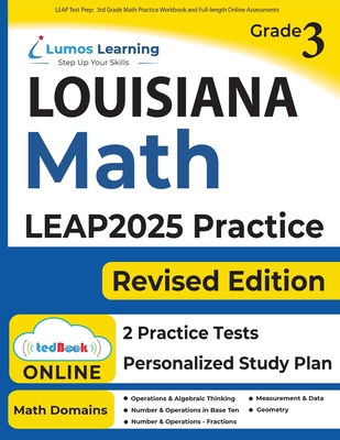 LEAP Test Prep: 3rd Grade Math Practice Workbook and Full-length Online Assessments: LEAP Study Guide - Learning, Lumos