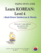 Learn Korean: Level 4 - Must-Know Sentences & Words