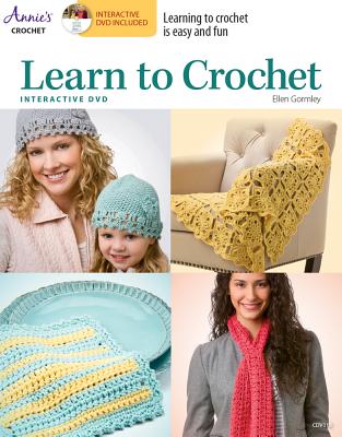 Learn to Crochet with Interactive Class DVD - Gormley, Ellen