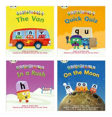 Learn to Read at Home with Bug Club Phonics Alphablocks: Phase 3 - Reception term 2 (4 fiction books) Pack A - Baker, Catherine, and Harris, Caroline