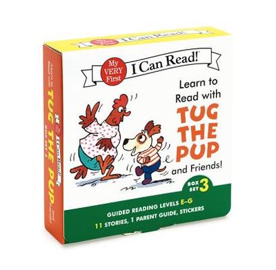 Learn to Read with Tug the Pup and Friends! Box Set 3: A Box of 11 stories, 1 parent guide, and reward stickers for Beginning Readers; Reading Level E-G - Wood, Dr. Julie M.
