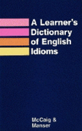 Learner's Dictionary of English Idioms