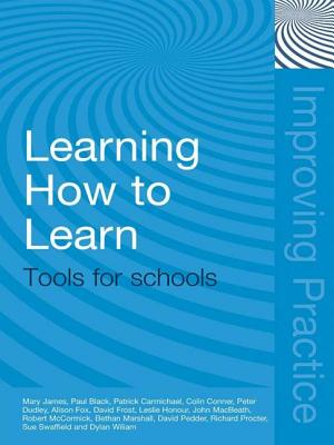 Learning How to Learn: Tools for Schools - James, Mary (Editor), and Black, Paul (Editor), and Carmichael, Patrick (Editor)