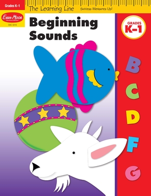 Learning Line: Beginning Sounds, Kindergarten - Grade 1 Workbook - Evan-Moor Educational Publishers