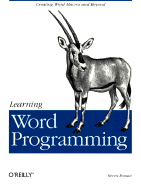 Learning Word Programming - Roman, Steven, PH.D.