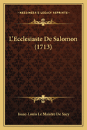 L'Ecclesiaste de Salomon (1713)