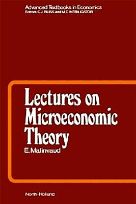 Lectures on Microeconomic Theory - Malinvaud, Edmond