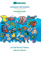 Leetspeak (US English) - bosanski jezik, p1c70r14l d1c710n4ry: BABADADA Leetspeak (US English) - Bosnian, visual dictionary