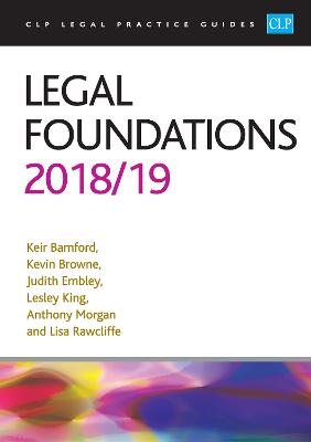 Legal Foundations 2018/2019 - Bamford, and Browne, and King