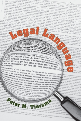 Legal Language - Tiersma, Peter M