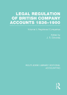 Legal Regulation of British Company Accounts 1836-1900 (Rle Accounting): Volume 1
