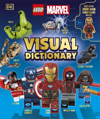 LEGO Marvel Visual Dictionary: With Exclusive LEGO Iron Man Minifigure - Hugo, Simon, and Richau, Amy