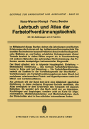 Lehrbuch Und Atlas Der Farbstoffverdnnungstechnik