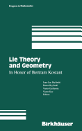 Lie Theory and Geometry: In Honor of Bertram Kostant