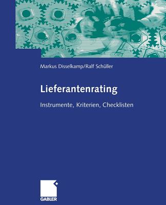Lieferantenrating - Disselkamp, Marcus, and Sch?ller, Rudolf