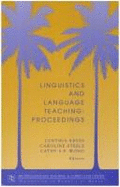 Linguistics and Language Teaching: Proceeding of the Sixth Joint Lsh-Hatesl Conference