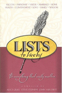 Lists to Live by: The First Collection Special Edition Books Are Fun - Gray, Alice (Compiled by), and Stephens, Steve, Dr. (Compiled by), and Van Diest, John (Compiled by)