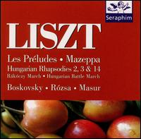 Liszt: Les Prludes; Mazeppa; Hungarian Rhapsodies 2, 3 & 14; Etc. - 
