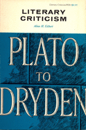 Literary Criticism: Plato to Dryden