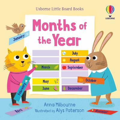 Little Board Books Months of the Year - Milbourne, Anna