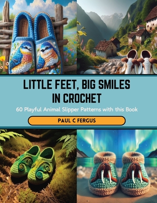 Little Feet, Big Smiles in Crochet: 60 Playful Animal Slipper Patterns with this Book - Fergus, Paul C