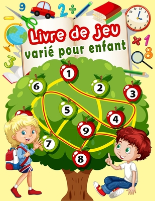 Livre de jeux vari? pour enfant: Mots M?l?s, Sudoku, Mots brouill?s, Labyrinthes, Dessin, Pages de coloriage - Bouchama Enfants, Bk